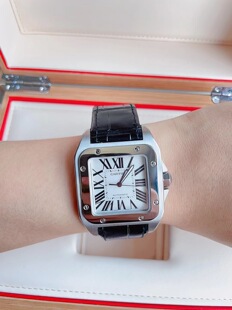 [98新]卡地亚山度士系列W20073X8自动机械41*51mm男表