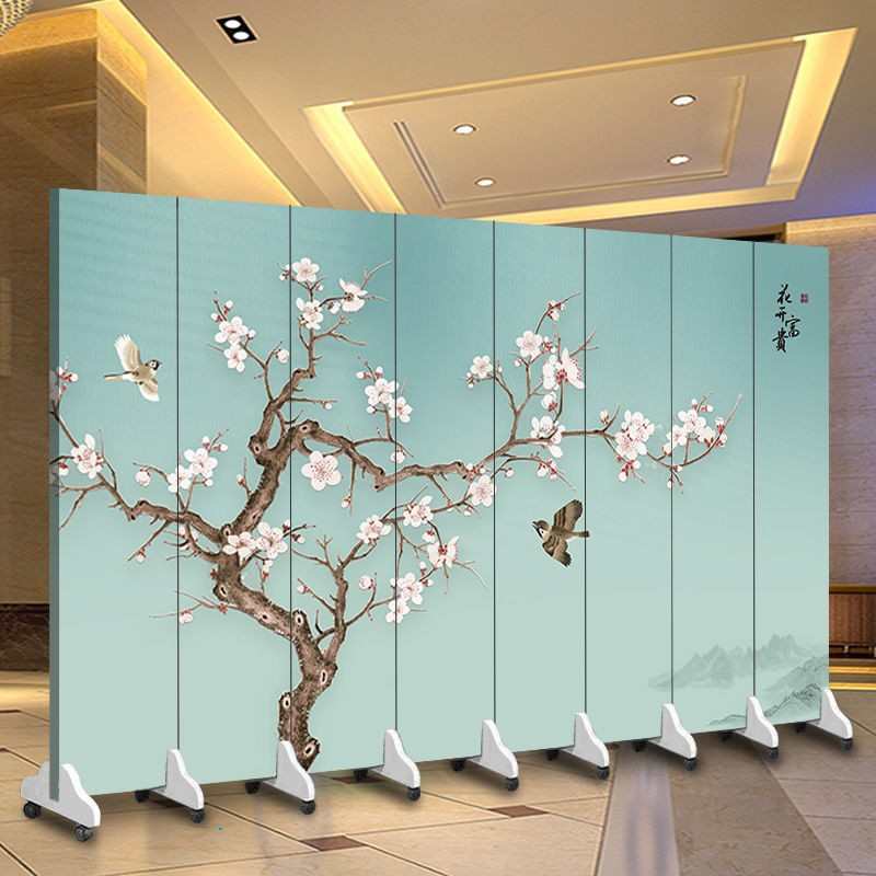 新款屏风隔断墙客厅折叠移动简约定制办公卧室可遮挡酒店简易屏风