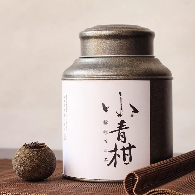 五虎小青柑普洱茶茶叶自己喝陈皮普洱云南古树茶熟普洱茶熟茶罐装