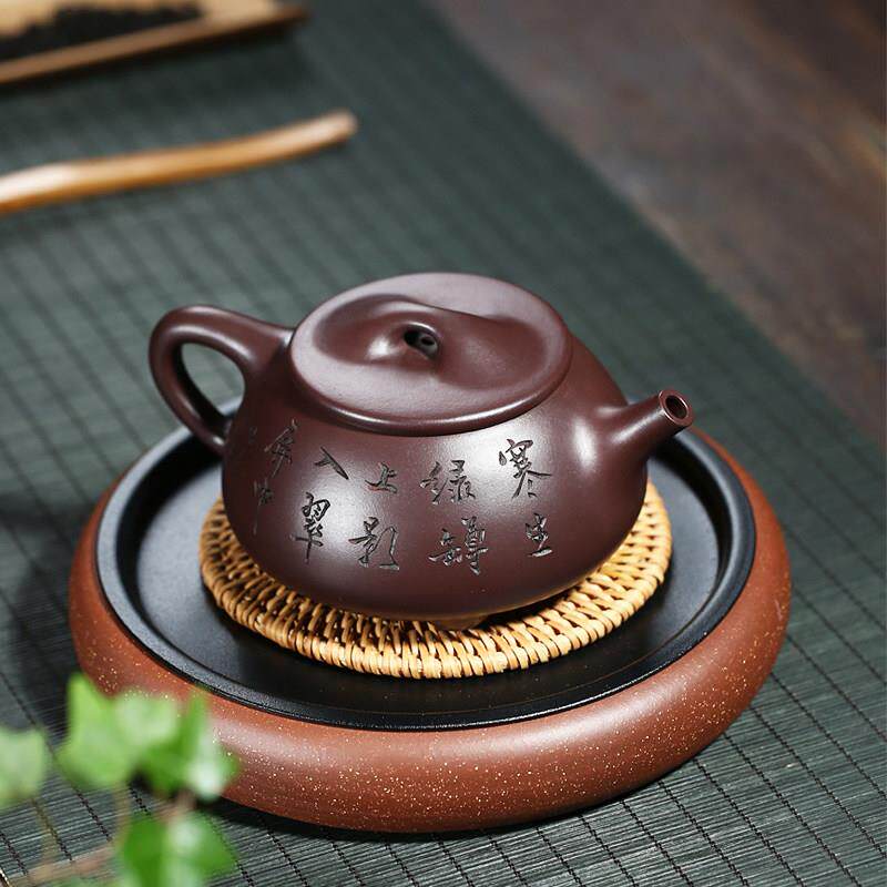宜兴紫砂壶景舟石瓢纯手工正宗家用功夫泡茶壶名家原矿朱泥石瓢壶