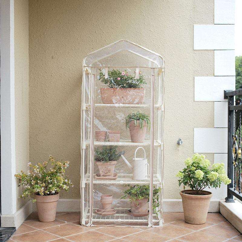 植物多肉保温大棚温室防冻遮阳防雨温室花园花棚温室小花房遮阳阳
