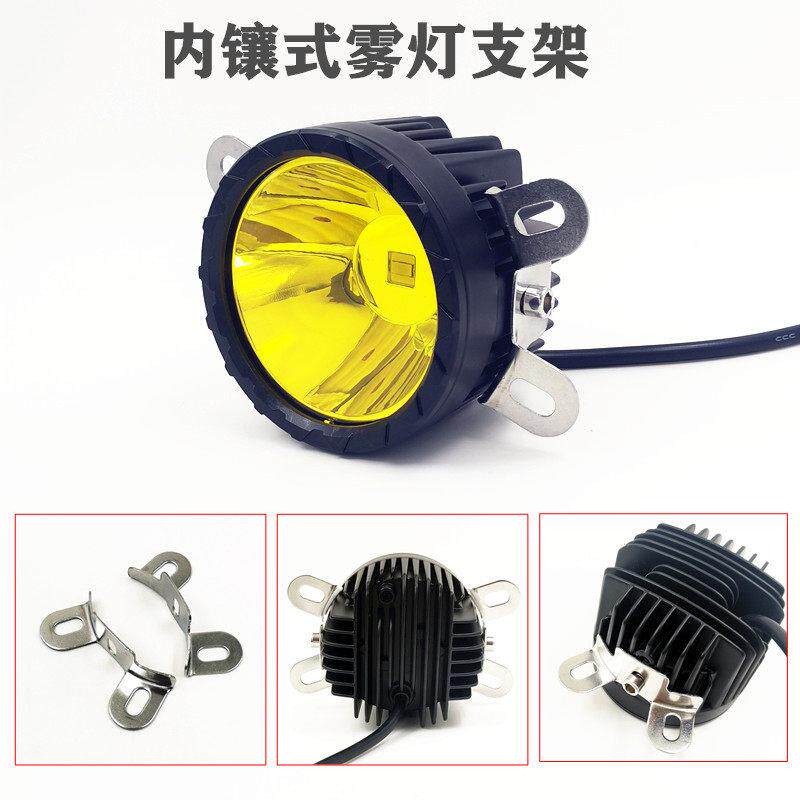 LED射灯12V24V强光超亮聚光散光货车汽车雾灯改装大灯越野车吸顶