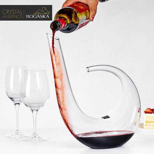 ROGASKA水晶玻璃欧式家用红酒盛酒器创意快速醒酒器大号