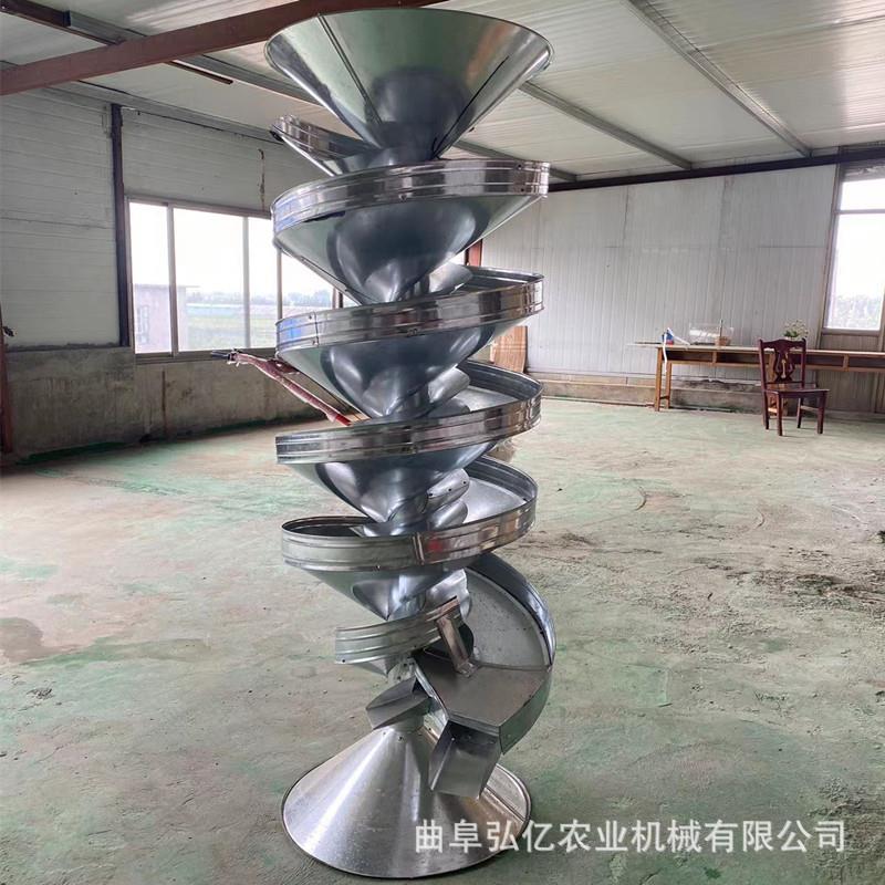 新型选豆机选种机黄豆油菜种子分选机钢珠钢砂陶瓷球螺旋式筛选机