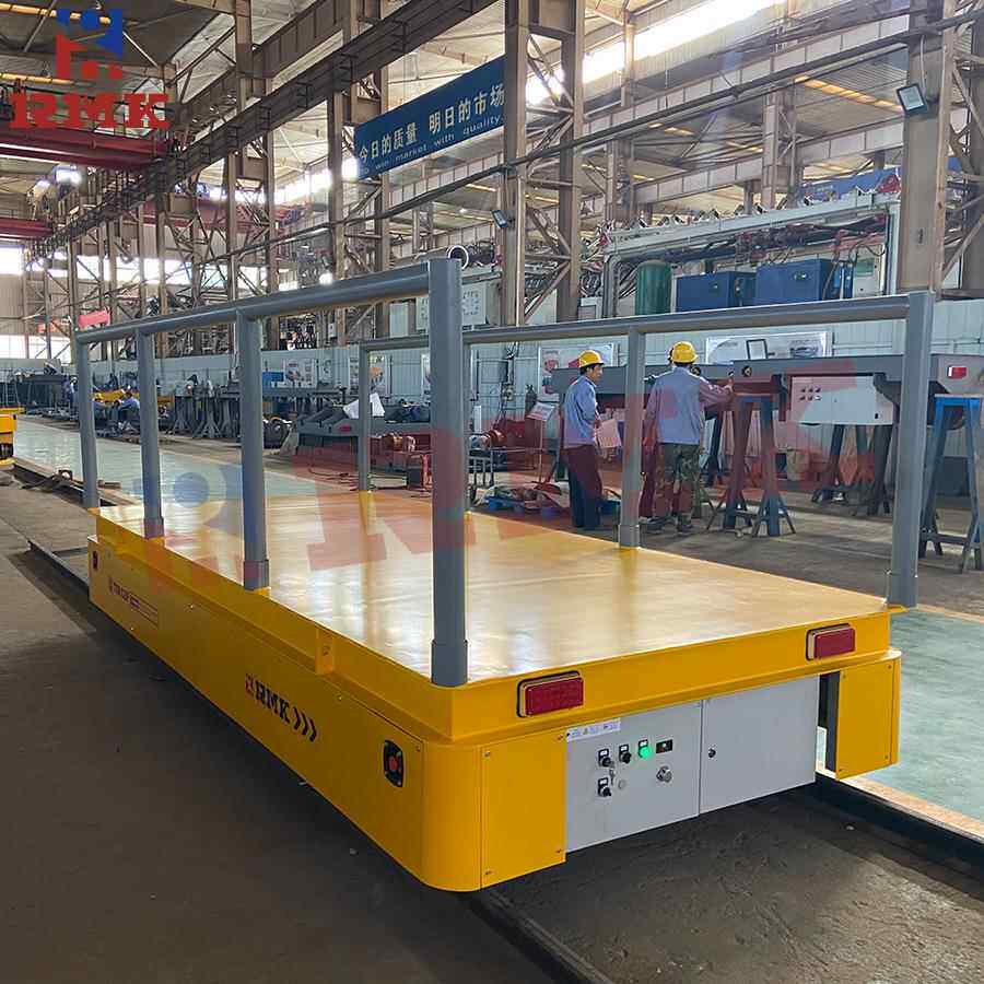 牵引大型工件轨道车重型电动搬运车车间转运设备【自有工厂
