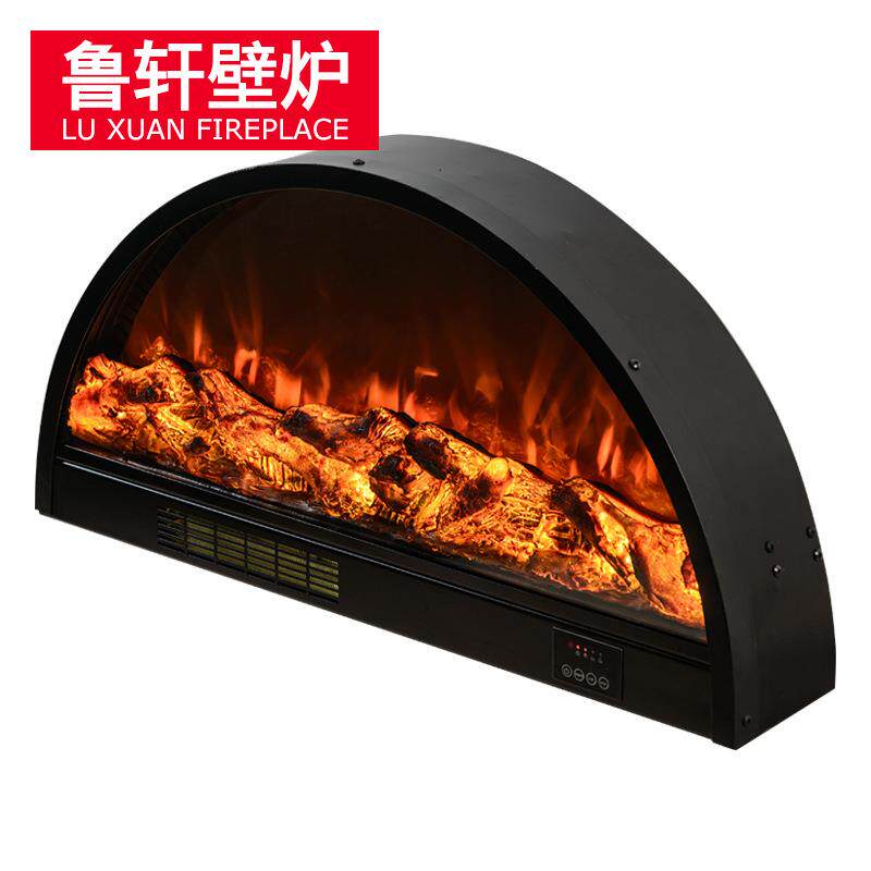 半圆型电子壁炉壁炉芯壁炉家用装饰假火焰壁炉