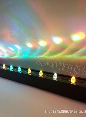 厂家直销106cm造景鱼缸灯红/蓝/黄/白/绿紫/七彩气泡潜水灯