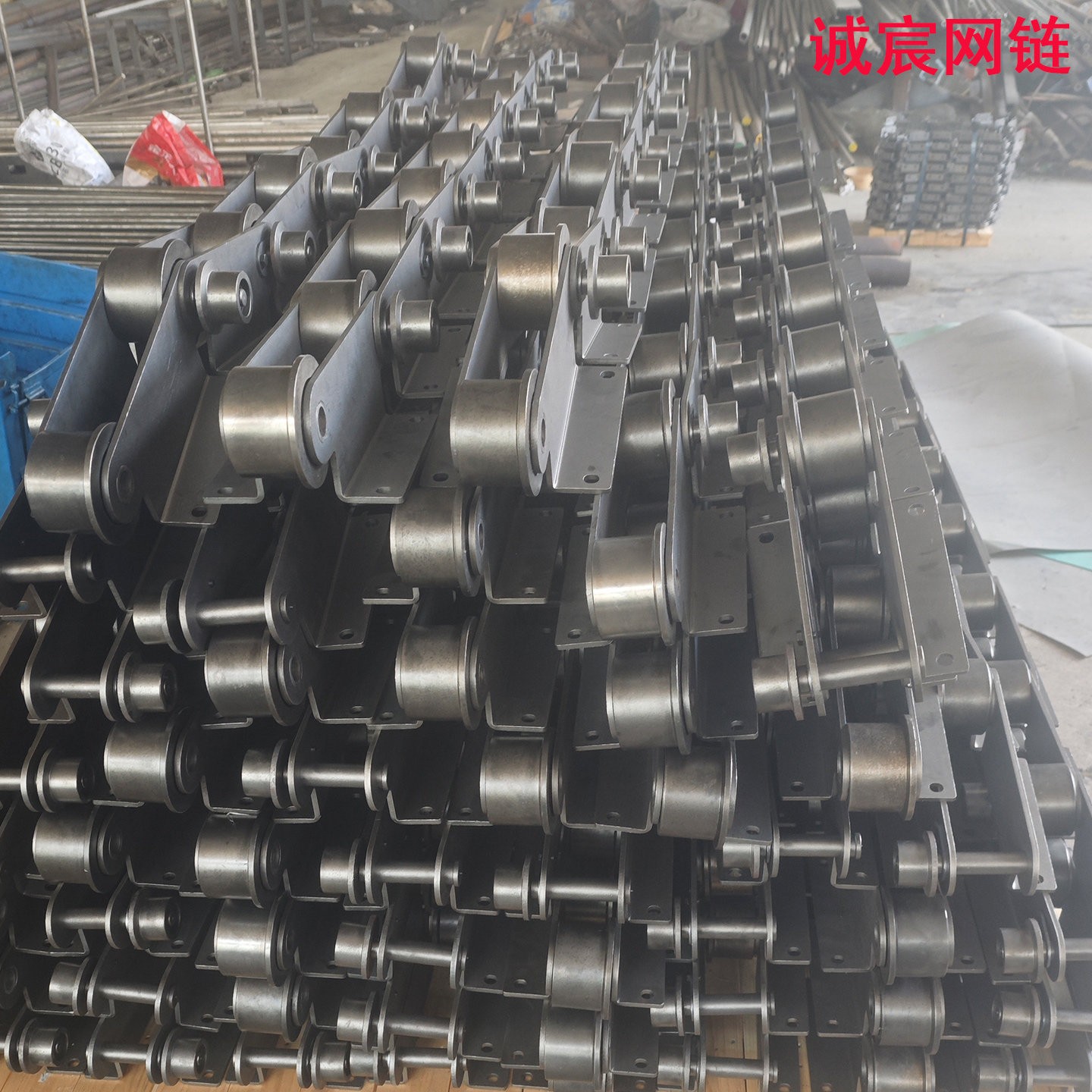 大链条定制工业传动大节距重型链条碳钢滚子链定制非标不锈钢链条