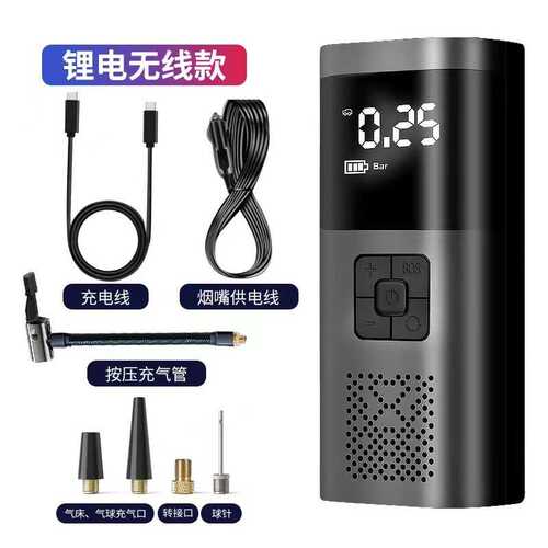 车载充汽车批发气机迷你充专用电动便携式气泵打无线气泵打气筒
