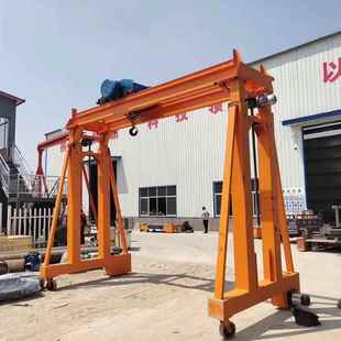 起重龙门架室内吊机龙门架1t2tt小型手动吊车简易移动龙门架厂家