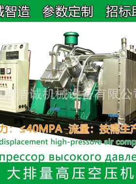管高压机打气大型高压压VW-4.3/0机500空公斤天然气道打压
