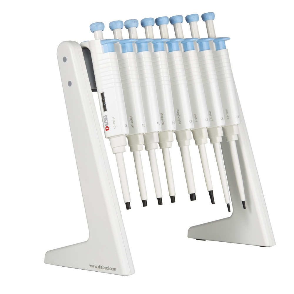 大龙DLAB线性移液器支架适用大龙全系列移液器放六支7030000085