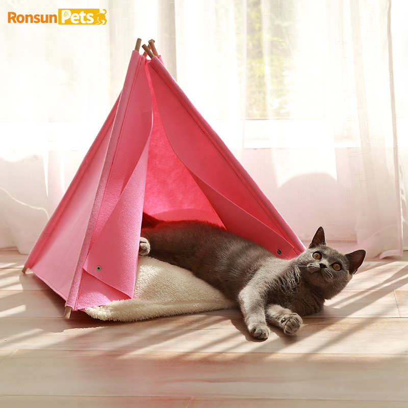 床拆洗半封闭狗窝猫咪家居猫帐篷房宠物可屋帐篷夏季中小型猫猫窝