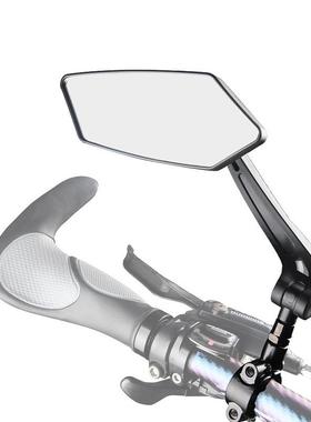 厂3UKN电6家0度旋转自行车后视镜摩托瓶车反玻光镜高清璃镜面