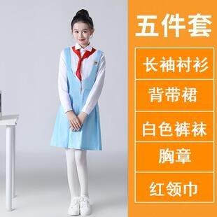 新款国诗庆儿童大唱演出服装中同小学生爱国合歌朗诵比赛表演服冯