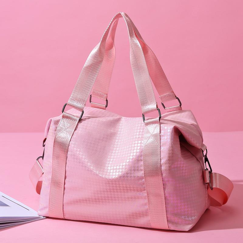 旅行包女斜跨手提袋运动瑜伽健身包待产收纳包短途出差行李包