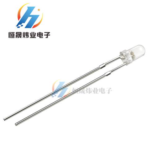 F3白发暖白灯 暖光 发光二极管 3MM白发暖白 LED灯 透明圆头高亮
