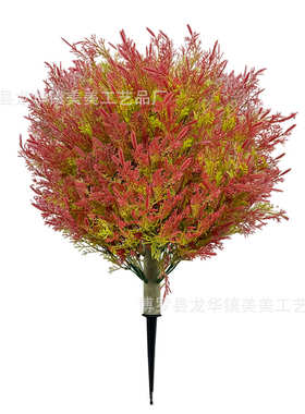 庭院装饰品草坪美美秋收款感恩节户外仿插花园树真地爆