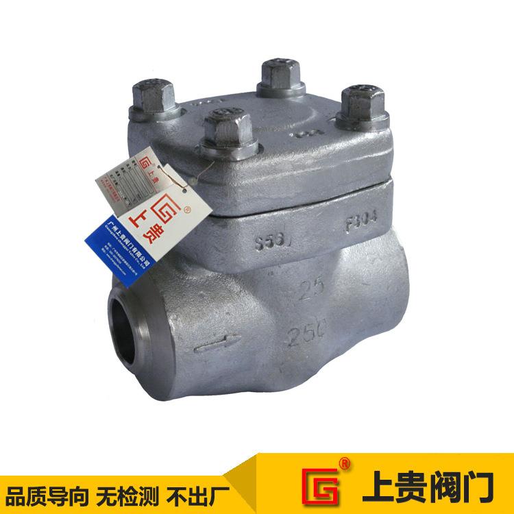 H14H-800LBH14H-100P不锈钢锻钢止回阀304内螺纹旋启式止回阀