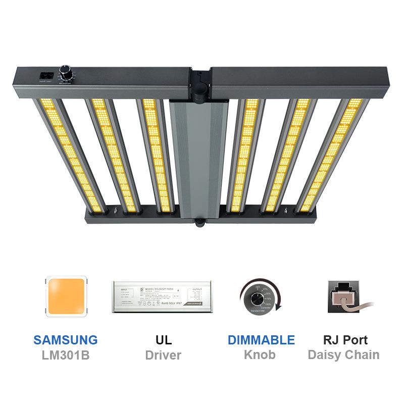 全光谱防水植物生长补光灯大棚室内种植led光照灯lm301b植物灯具
