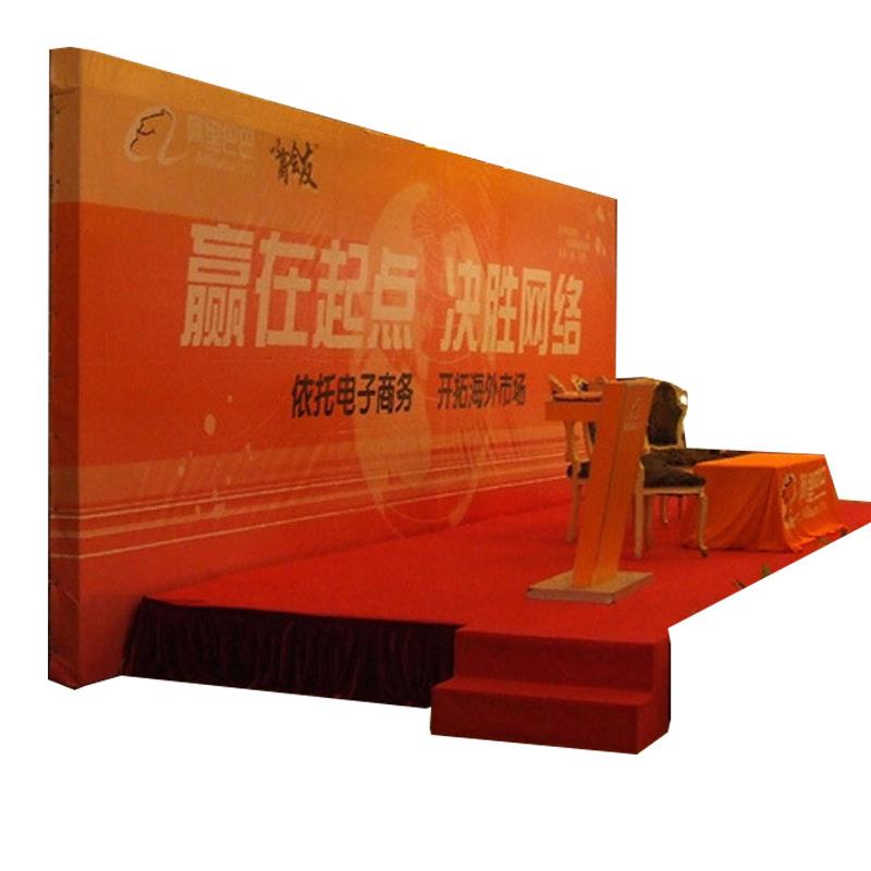 上海会议背景墙桁架搭建异形婚礼舞台背景板安装活动签到墙搭建
