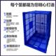 新款 厂用长塑料快筐递仓储框子WLI方 可大加轮加厚880筐周转筐服装