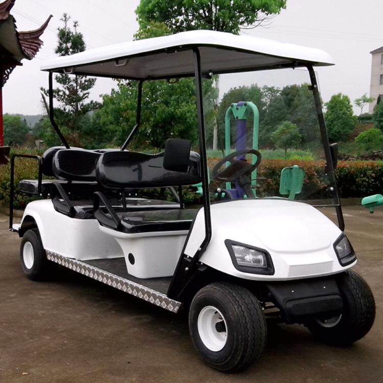 厂价燃油旅游观光高尔夫球车四轮6座汽动00排量燃油助力游览车