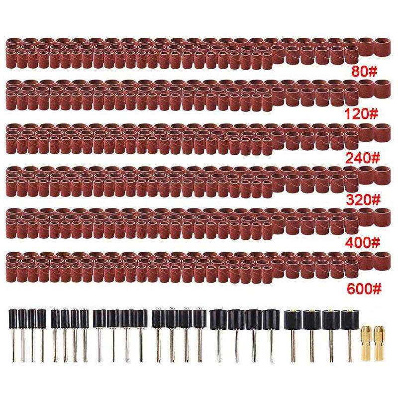 458PC砂纸圈套装 电磨吊磨机配件组合打磨抛光切割厂家