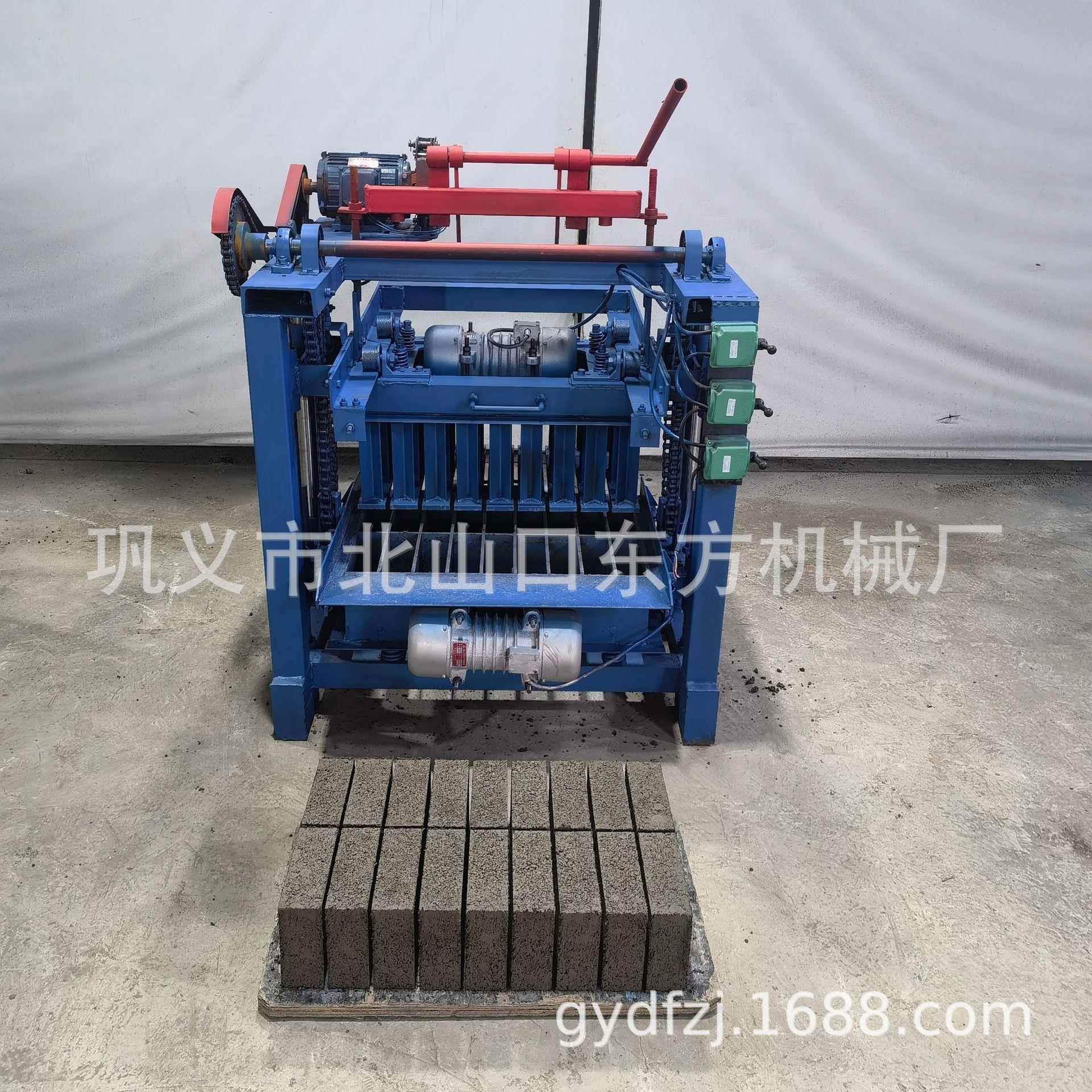 4-35制18块实心砖水泥免烧电动制砖机械多种模具一机多用操作简便