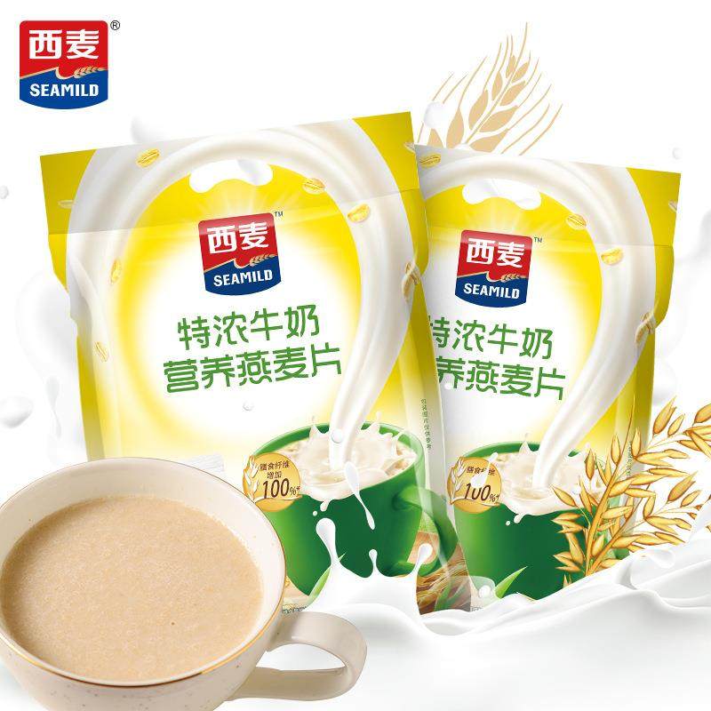 【特浓牛奶营养燕麦片700g】特浓营养早餐冲调牛奶燕麦片,咖啡/麦片/冲饮,营养复合麦片,淘宝优惠券,粉丝福利购,淘宝优惠卷