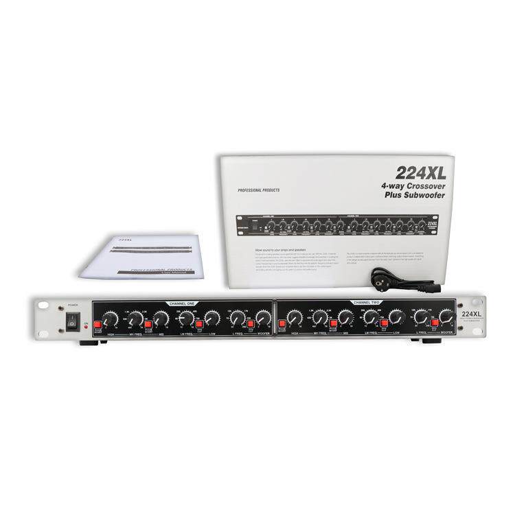 224XL专业分频器音箱设备四分频重低音专业舞台家用数字处理器