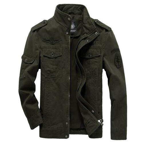 Jacket men's military jacket plus size men's clothing