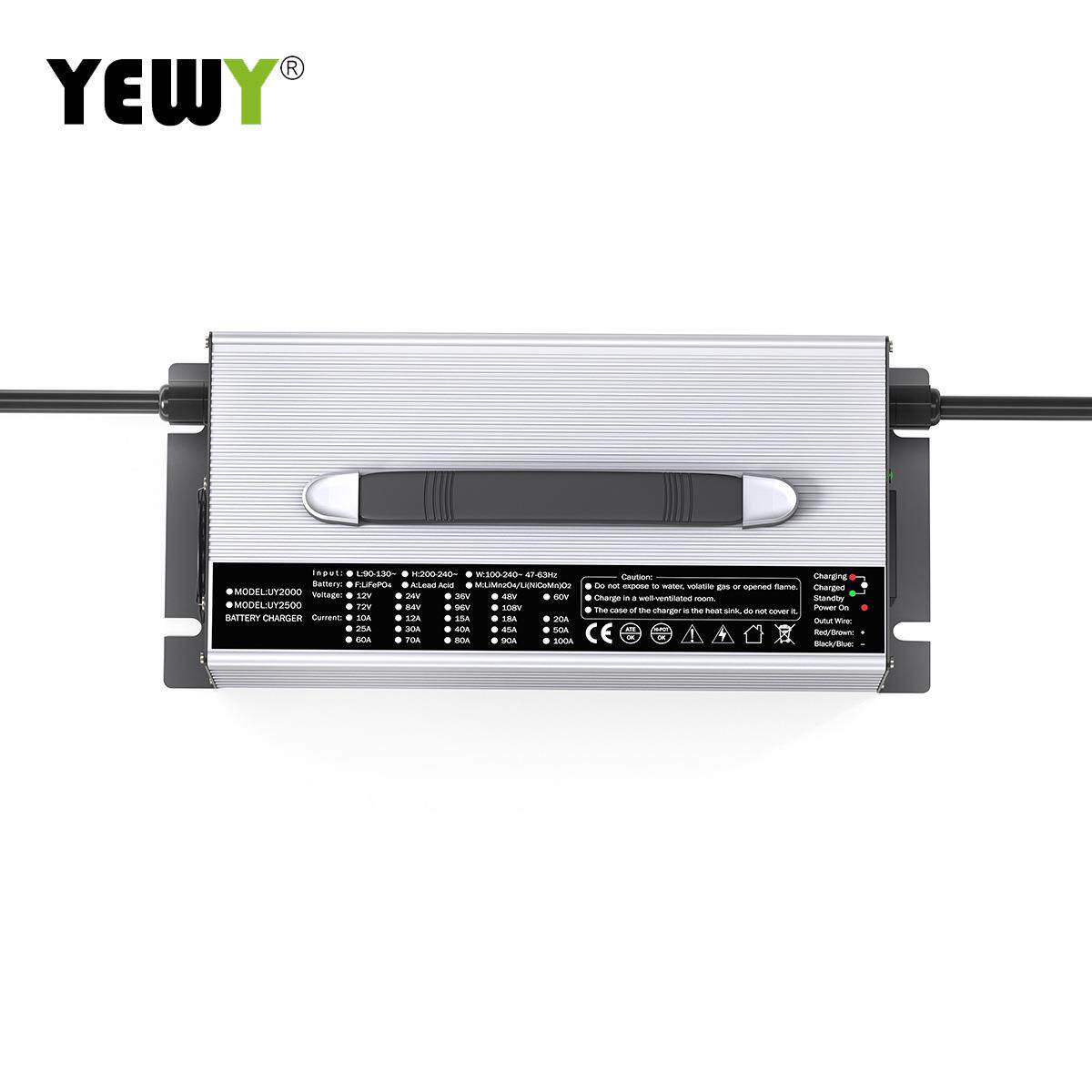 UY2500大功率充电器12V100A 24V70A 36V45A 48V40A 60V30A 72V23A