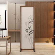 屏风隔断客厅2025新款入户正对门可折叠移动客厅遮挡中式简约现代