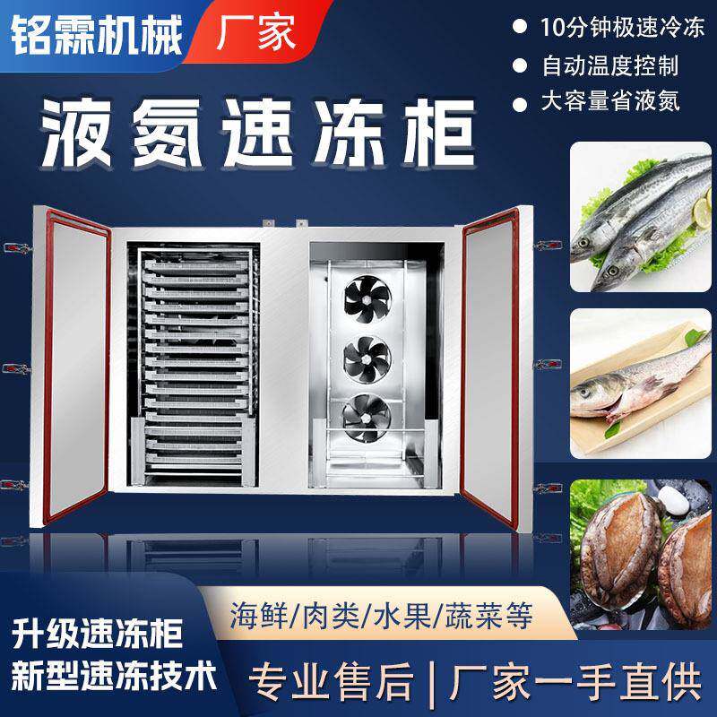 鲍鱼立式小型速冻柜 鲅鱼商用急速冷冻柜 鲤鱼草鱼全自动速冻柜