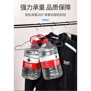 家用加粗加厚 304不锈钢衣架 凉晾衣撑架子铁晒衣服撑子挂钩衣挂