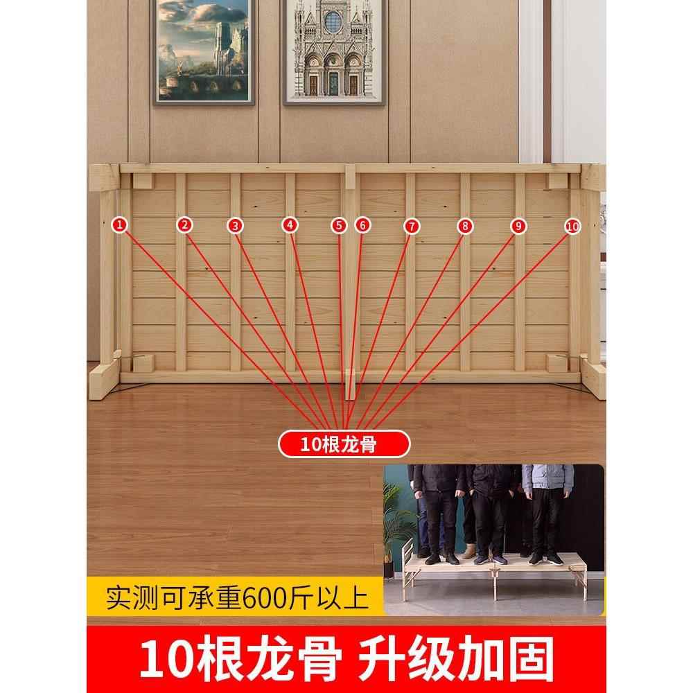 加实木折叠拼接床加宽床长床松木架床F75669M8儿孩童单人床小床边图片