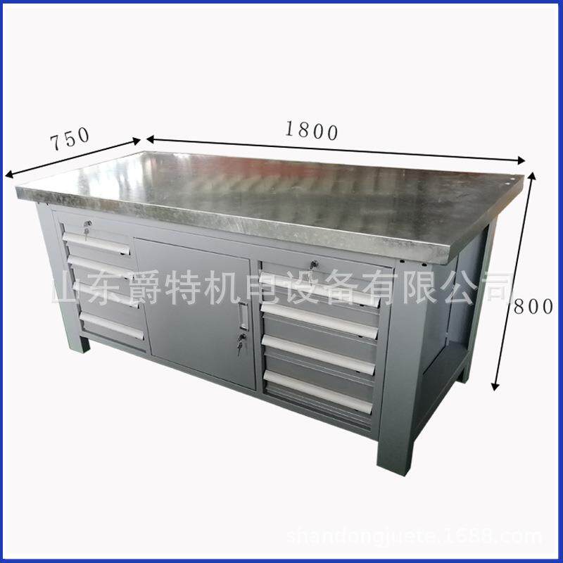 爵特 供应车间重型工作台 钳工工作台 工位装备厂家组装工作台桌