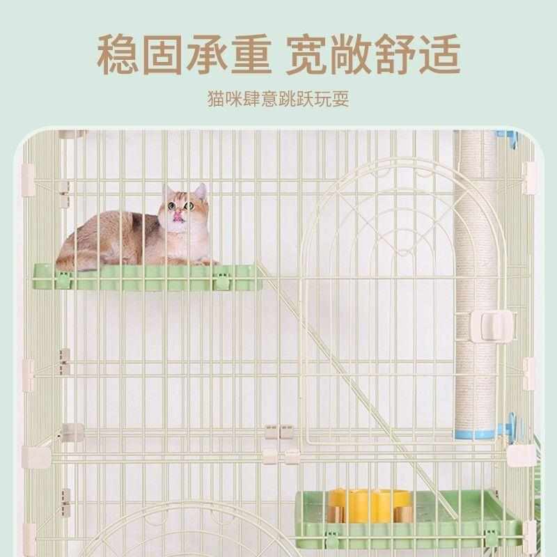 憨憨宠 猫笼 双层猫笼子猫别墅家用室内宠物猫咪笼子幼猫成猫猫舍