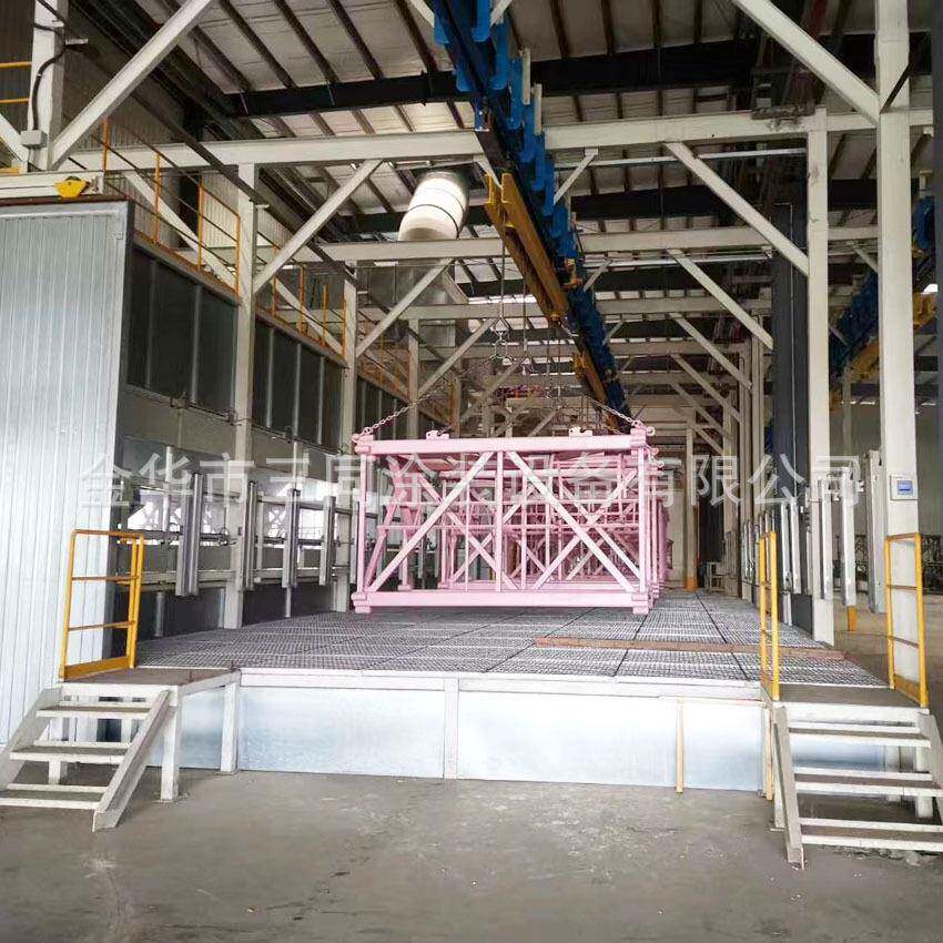 重型涂装机链械喷备涂设工程机械悬挂输送 定制喷漆塑积放模锻流