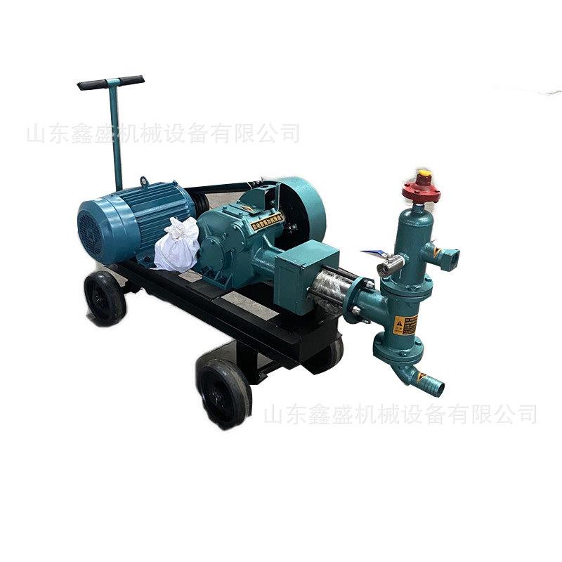 BW-50单缸活塞注浆泵5.5kw卧式灰浆注浆机小型锚杆注浆机厂家