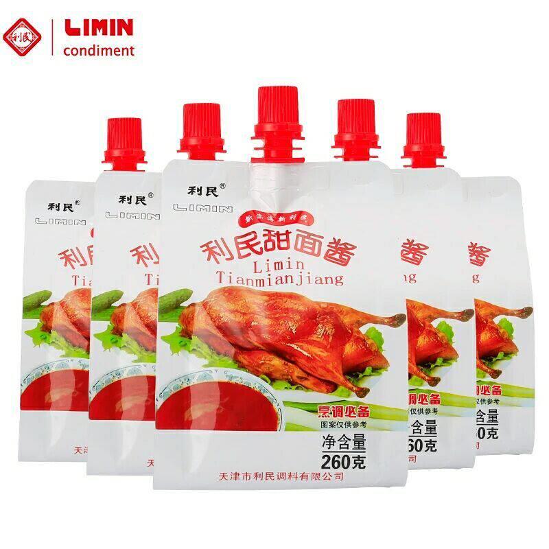利民甜面酱多260g天津产包装 烤鸭料烧烤蘸酱调佐味料