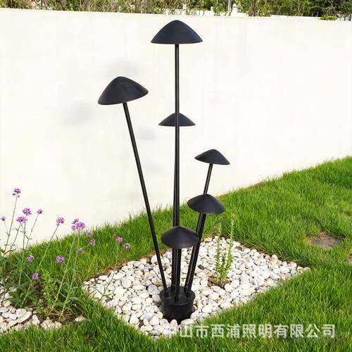 现代led草坪灯铝材户外防水发光蘑菇造型花园灯别墅装饰庭院灯