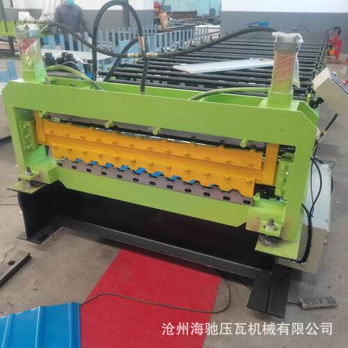 c9/c21双层彩钢压瓦机冷弯成型设备外墙板成型机全自动数控机