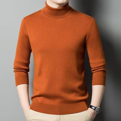 冬男士秋羊四绒衫厚中年男装平加休闲高领保暖毛衣ZW02-YA羊毛衫