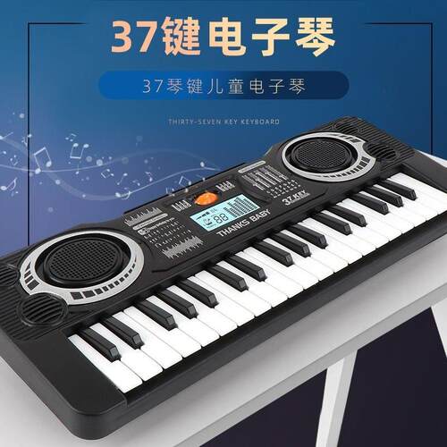 正品功儿童数字乐键盘3初7键进入钢琴玩具婴儿入门级器学者多能生