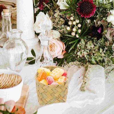 10 Pcs Candy Box Rustic Holder Gift Festival Wrapping Case
