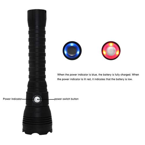 XHP70二强光外热代销矿灯应急工作水陆两户用潜灯水A28中开P电筒