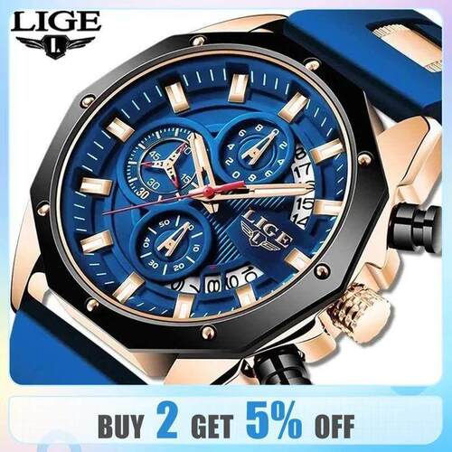 Men Watches Top Brand Silicone Sport Watch Men Quartz Date C