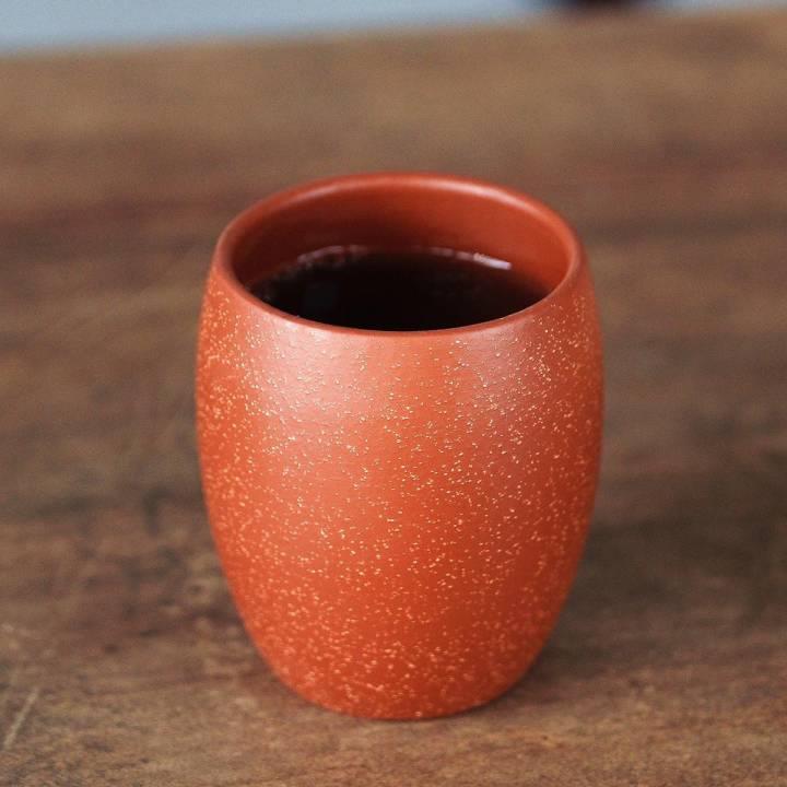 新款直销正宗宜兴原矿龙血砂高权紫砂杯主人杯品茗杯家用手工防烫